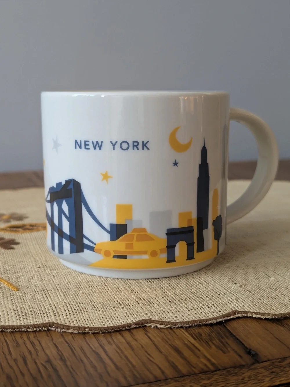 Starbucks NEW YORK City You Are Here Collection Coffee Mug 14oz Cup 2014 Series